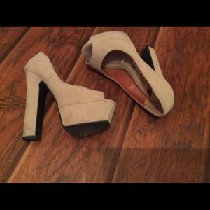 Tan pumps