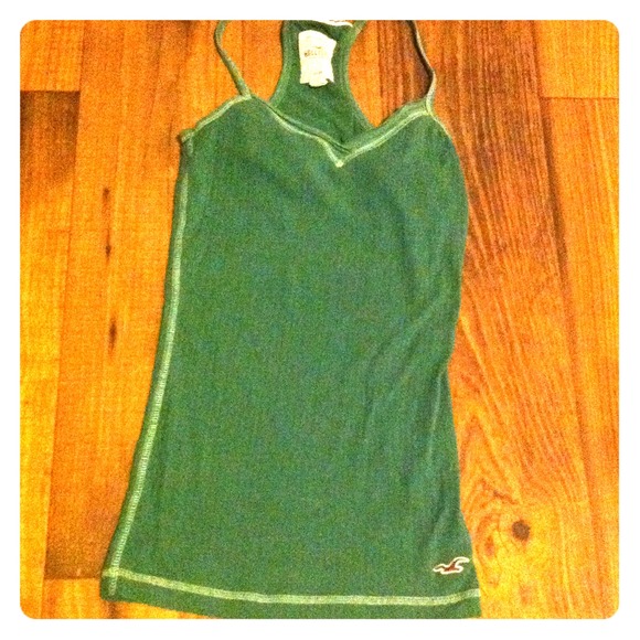 Green Hollister tank top - Picture 1 of 1