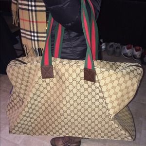 Authentic Gucci duffle bag