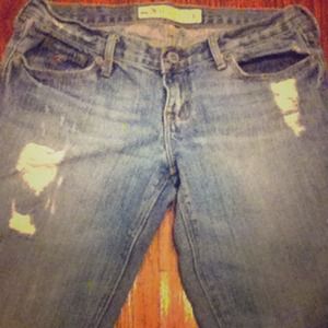 Hollister skinny jeans.