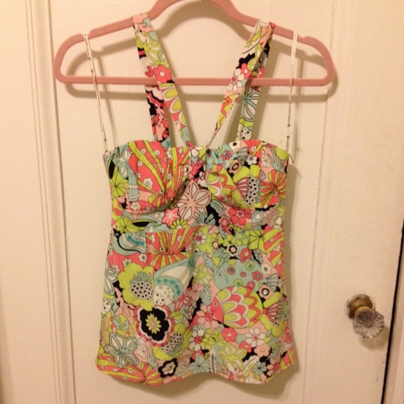 Nanette Lepore knotted front halter size 0 NWT