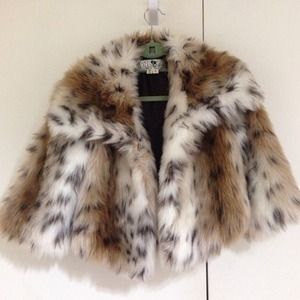 fur coat never worn
