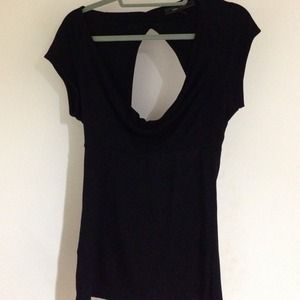 BCBG open back shirt
