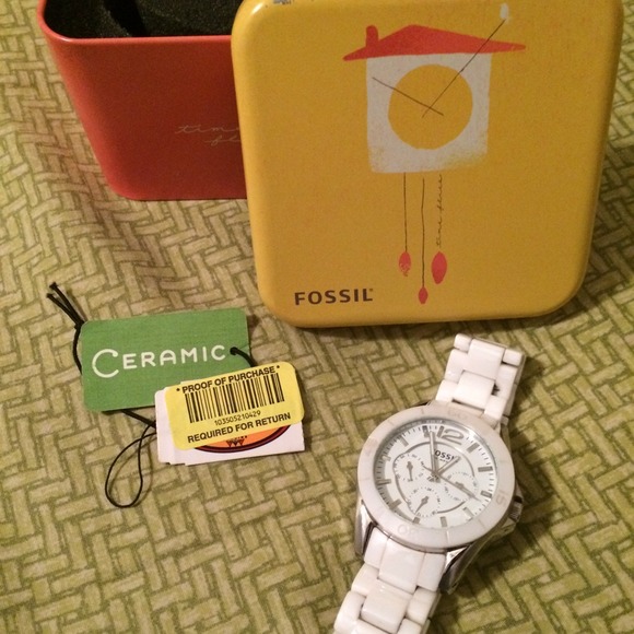 FOSSIL CERAMIC WATCH