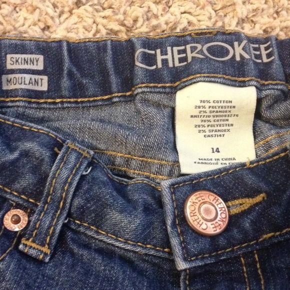 Cherokee jeans girls size 14