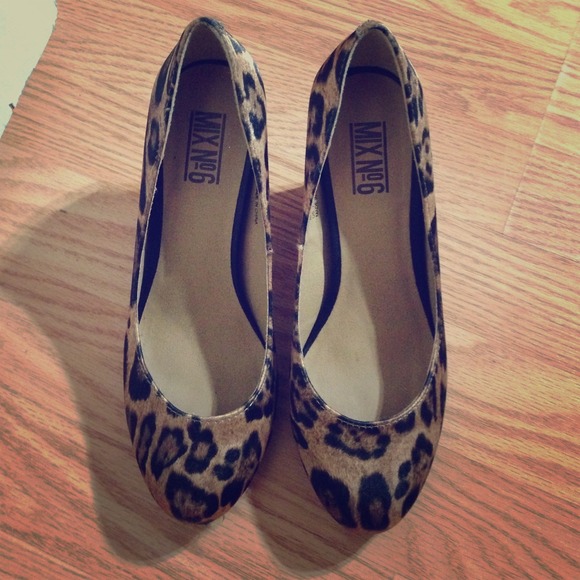 Cheetah print heels