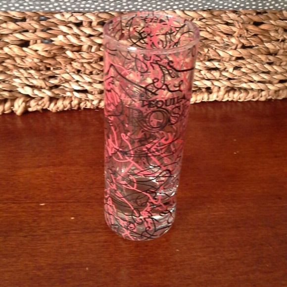 2 tequilla rose shot  drinking glass set (sale)