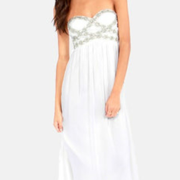 White Chiffon Dress