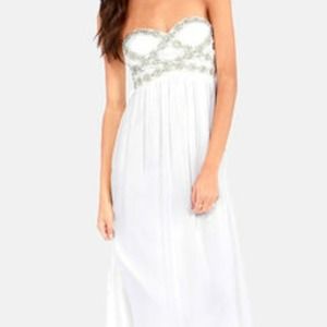 White Chiffon Dress