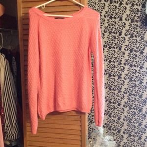 coral sweater
