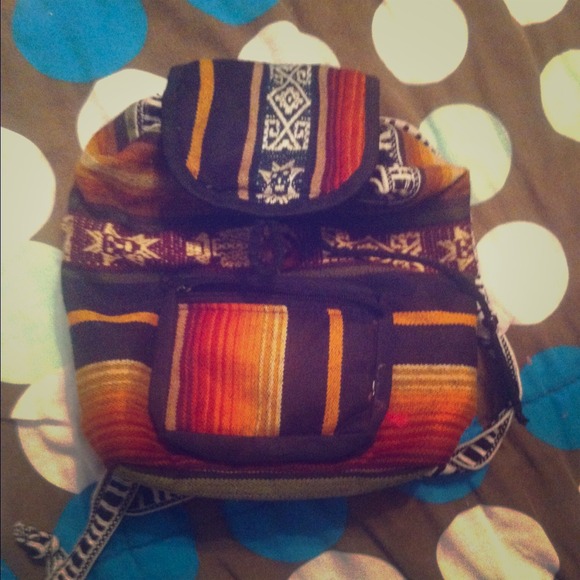Tribal print backpack