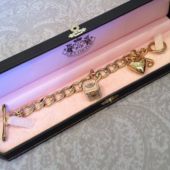 Juicy Couture Gold Charm Bracelet
