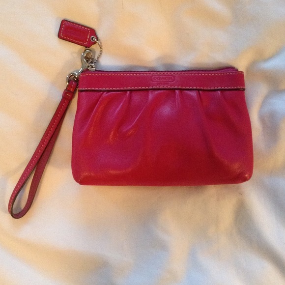 Coach Clutches & Wallets - Authentic Coach leather wristlet