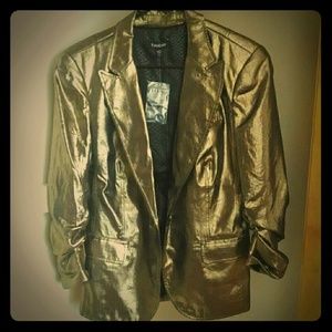 Bebe Metallic 3/4 Abigail Jacket!!!!