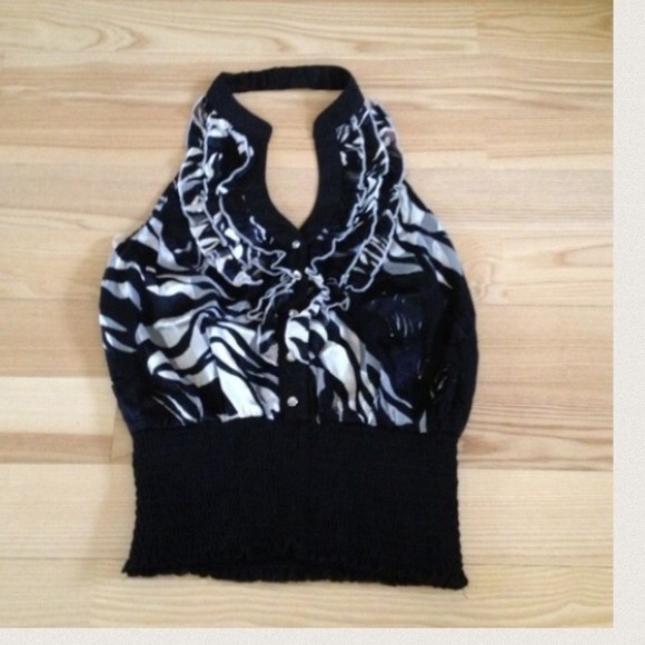 Forever 21 black halter top