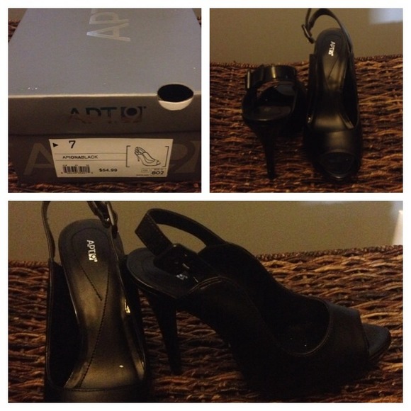 Apt 9 high heels , black ,size 7