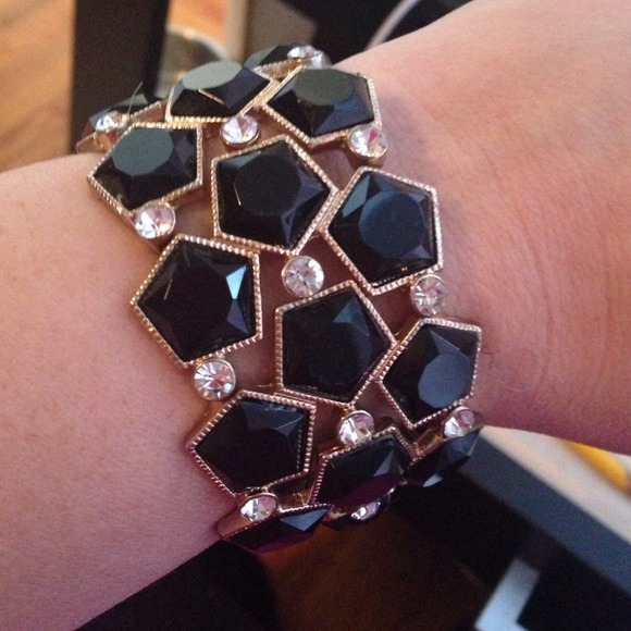 Black and gold fashion bracelet.