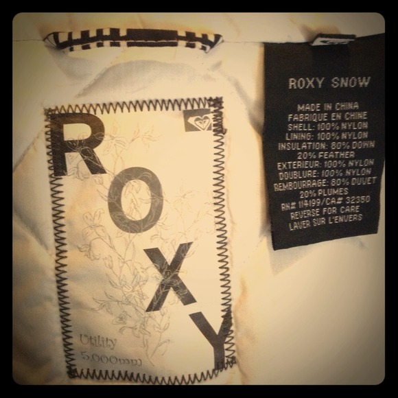 Roxy snow puffer jacket