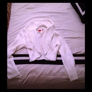 White sparkly Sweater