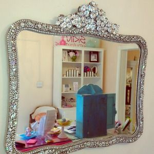 Authentic Cloutier Swavorski Crystal Mirror