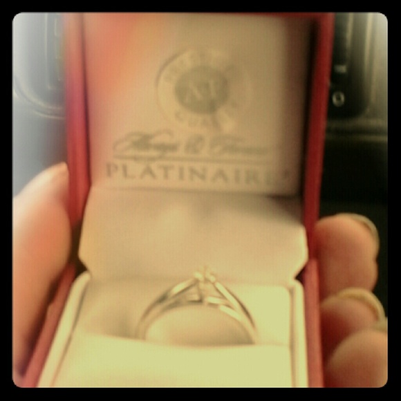 A engagement ring