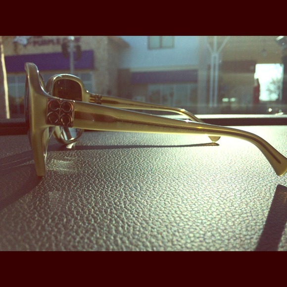 Coach Sunglasses Olive and Gold