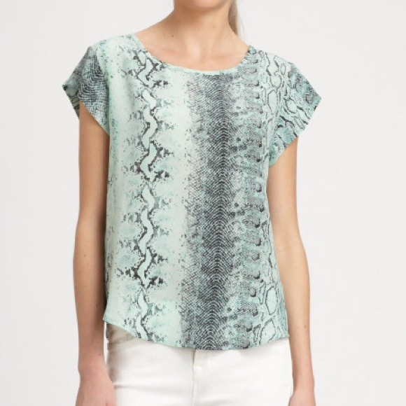 Joie C Rancher Snakeskin printed top. REDUCED!