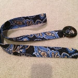 Reversible Blue Vera Bradley Belt