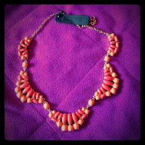 ❌SOLD❌NWT Orange and Pink J. Crew Necklace