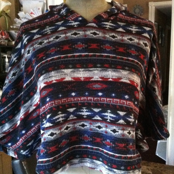 Aztec / tribal poncho