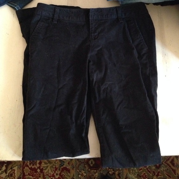 Black flared pants