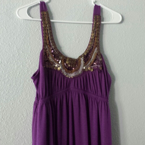 Purple dress