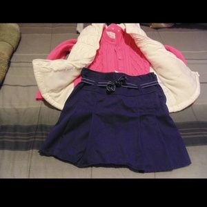 GIRLS H&M Hot Pink THICK Cable Knit Sweater