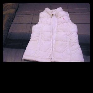GIRLS OLD NAVY White Puffer Vest