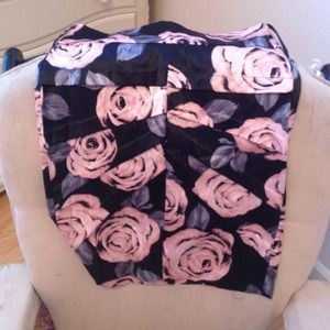 Floral pencil skirt