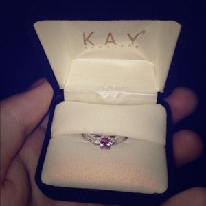 Silver and Diamond Engagement Ring💍💎