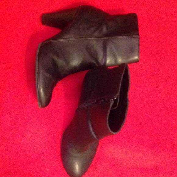 Black ankle boots