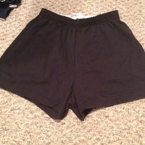 Black cotton shorts, size L