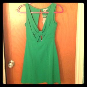 Green ASOS dress