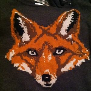 Target Xhilaration Fox Animal Print Sweater Dress
