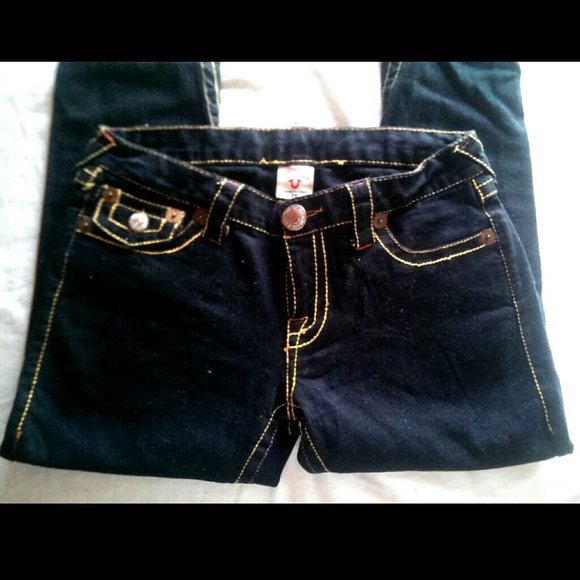 Black True Religion Skinny Jeans - Picture 2 of 4