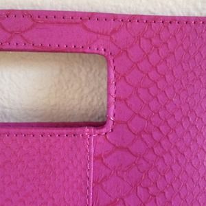 Bags - NWOT! Magenta oversized clutch Bags - NWOT! Magenta oversized clutch