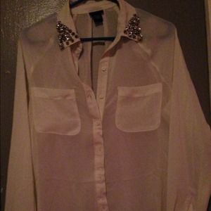 Large rue 21 sheer high low top