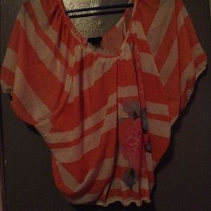 Large sheer top very cute