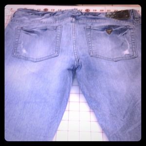 Guess  straight leg jeans.