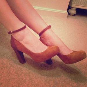 🚫Bundled🚫 Suede Ankle Strap Pumps
