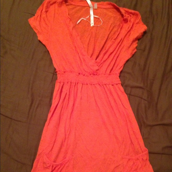 Orange sun dress