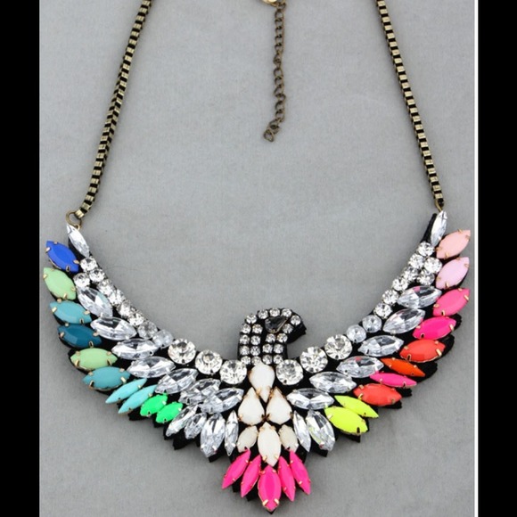 Colorful Eagle shape Necklace!!!