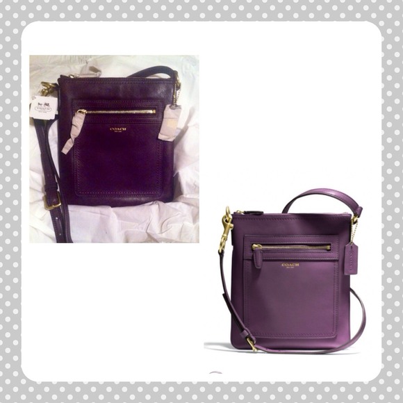 🌟Coach Purple Legacy Swingpack in Leather🌟NWT