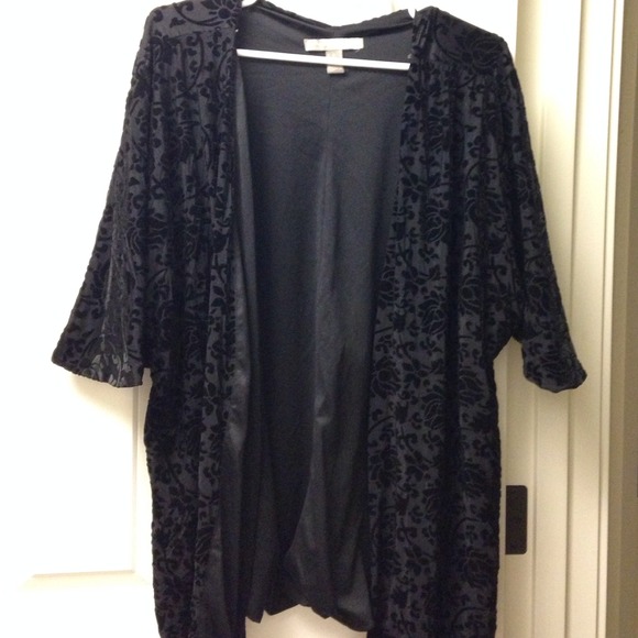 Love 21 Jackets & Blazers - Velvet Kimono Style Coverup Top